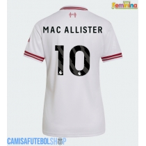 Camisa de time de futebol Liverpool Alexis Mac Allister #10 Replicas 2º Equipamento Feminina 2026-27 Manga Curta